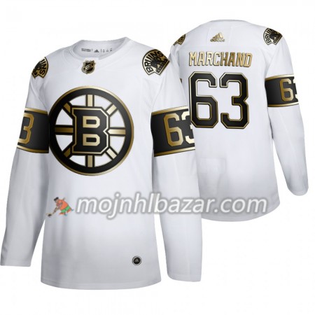 Dresovi Boston Bruins Brad Marchand 63 Adidas 2019-2020 Golden Edition Bijela Authentic - Muške Dresovi Boston Bruins Brad Marchand 63 Adidas 2019-2020 Golden Edition Bijela Authentic - Muške